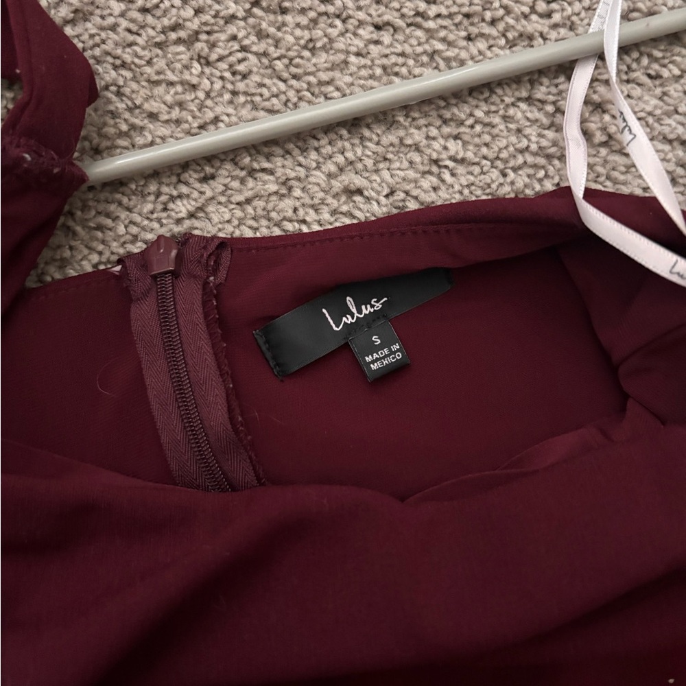 Lulus Maroon Dress Size S